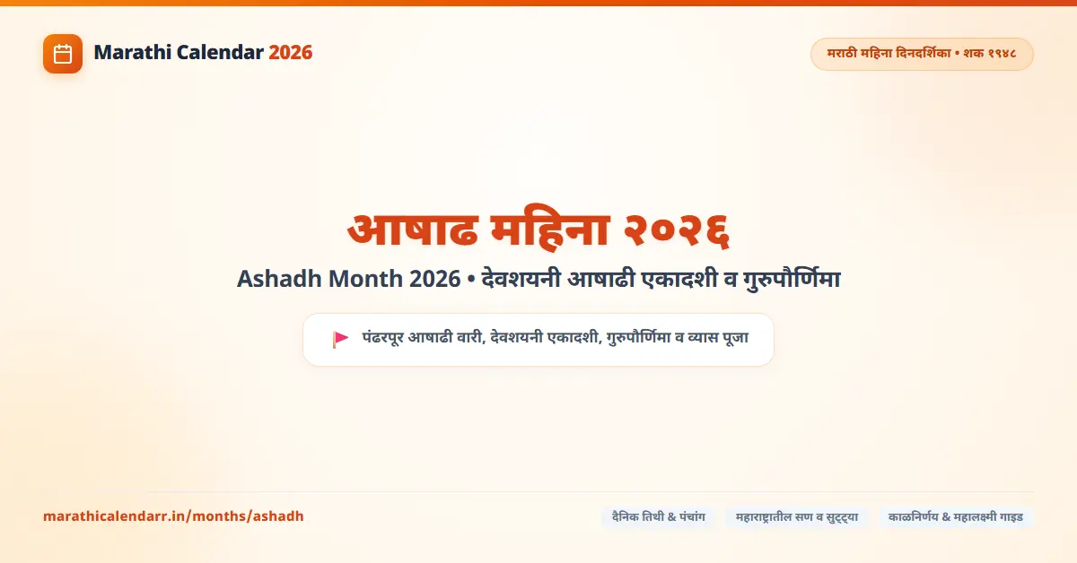Ashadh Month 2026